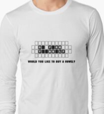 Funny Word Game Long Sleeve T-Shirt
