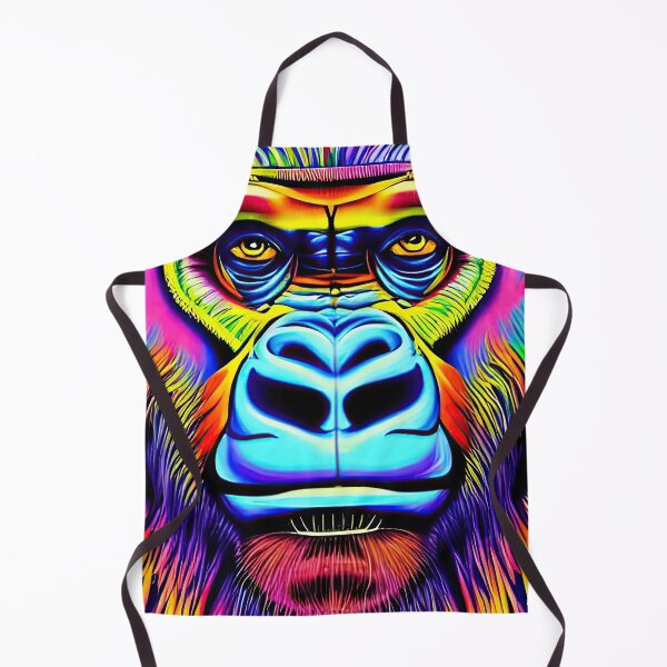 Artikelvorschau, Gorilla abstrakte zeitgenössische moderne Kunstwerke entworfen und verkauft von davidelder.