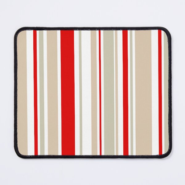 Item preview, Nautical Sailing Stripe Red, White, Beige and Grey designed and sold by CreativeBridge.