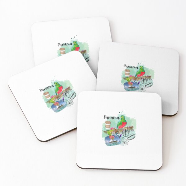 Item preview, Panama Coffee Birds Beach  designed and sold by julyperson.
