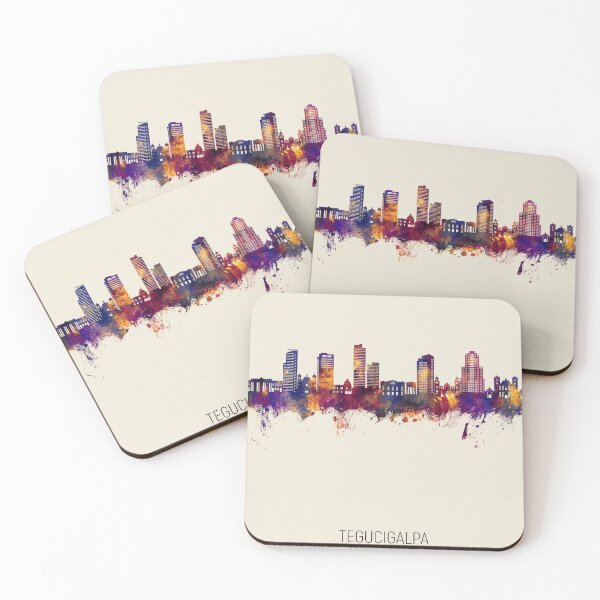 Item preview, Tegucigalpa Honduras Skyline designed and sold by ArtPrints.