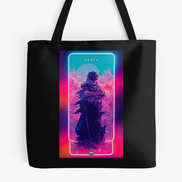 Item preview, Death, cyberpunk tarot card designed and sold by hippai.