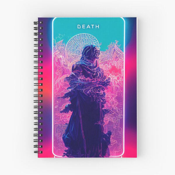 Item preview, Death, cyberpunk tarot card designed and sold by hippai.