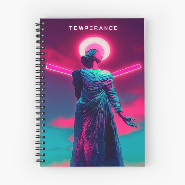 Item preview, Temperance, cyberpunk tarot card designed and sold by hippai.