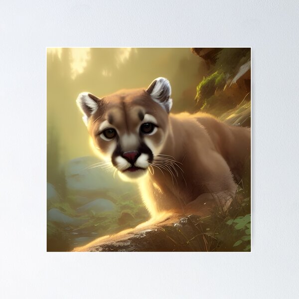 Artikelvorschau, Das Puma-Portrait entworfen und verkauft von AlteredUrbane.