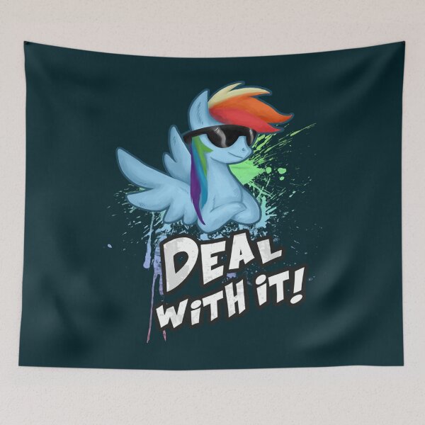 Item preview, My Little Pony - MLP - Rainbow Dash - Deal With It   designed and sold by KelAcker1.