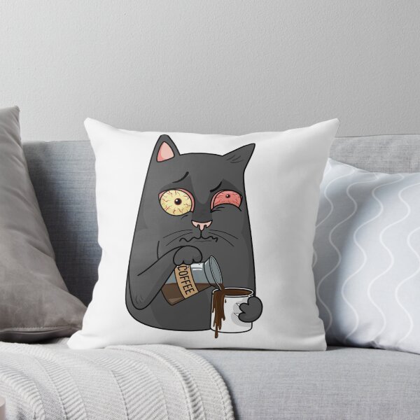 Item preview, cat coffee Nationalcoffeeday designed and sold by hassendz.