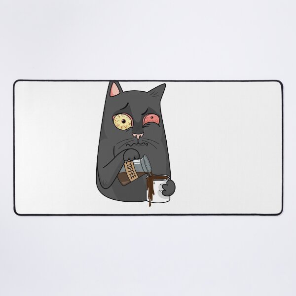 Item preview, cat coffee Nationalcoffeeday designed and sold by hassendz.