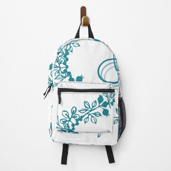 Item preview, Blue Floral Wreath Monogram I designed and sold by Lyssarien.