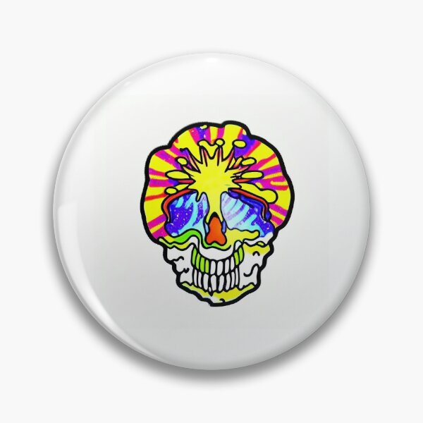 Item preview, "Sugiru" Psychedelic Abstract Skull designed and sold by HofmannsStamps.