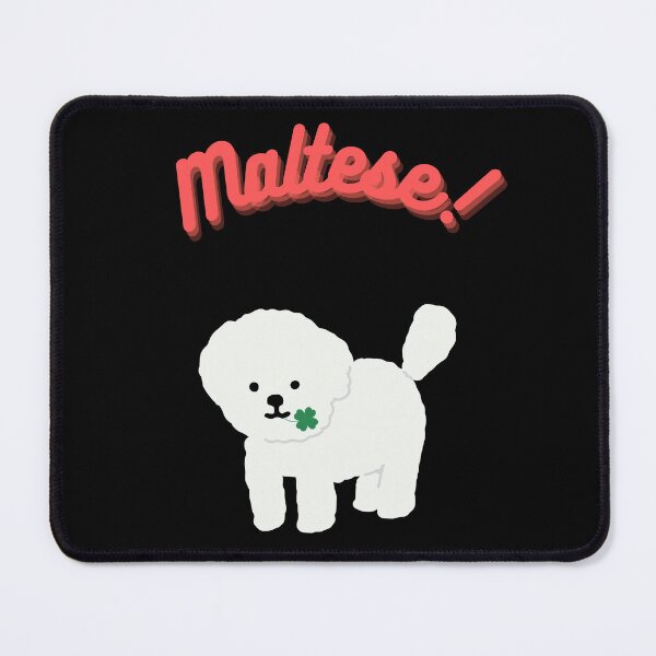 Item preview, Maltese Dog with Four leaf Clover designed and sold by fluffyfluky.