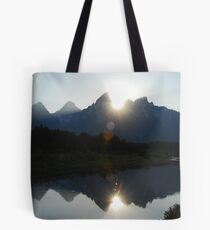 Teton Lights Tote Bag