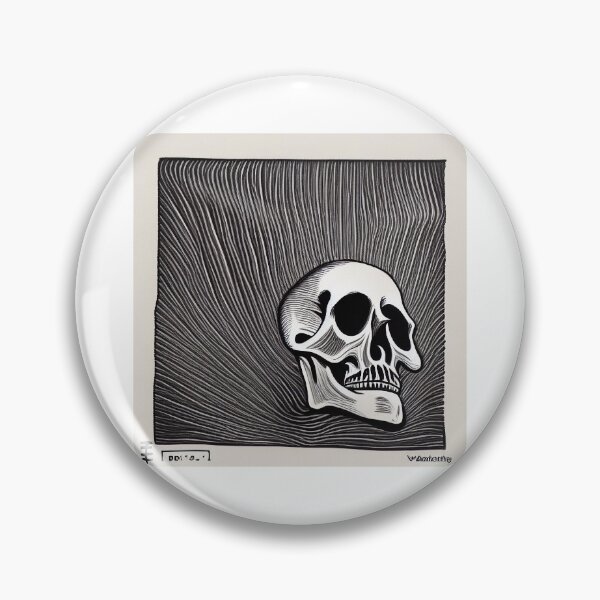 Item preview, "ayatsuru" Skull designed and sold by HofmannsStamps.