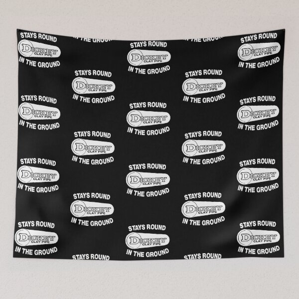 Item preview, Dickey Clay Pipe: Stays Round in the Ground designed and sold by ceramicshirts.