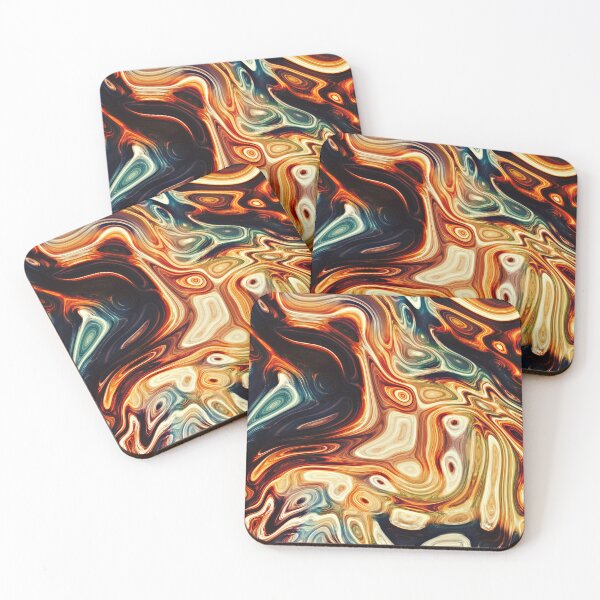 Item preview, Honey Acrylic Pour | Trippy Liquid Art | Trippy Art | Stoked Up Art designed and sold by StokedUpArt.