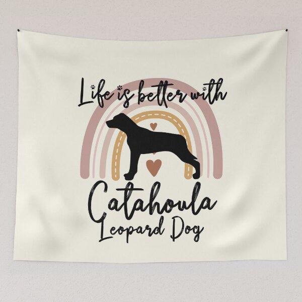Item preview, Catahoula Leopard Dog Rainbow Aesthetic Boho designed and sold by rafaeltto.