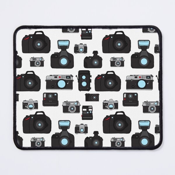 Item preview, Retro and Modern Cameras Pattern designed and sold by HotHibiscus.
