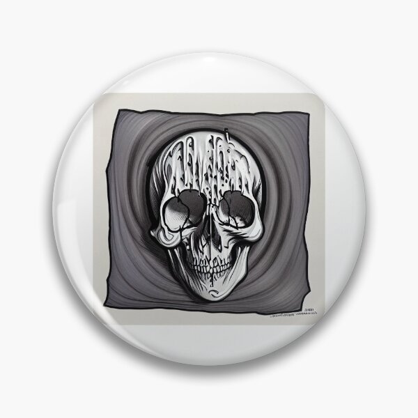 Item preview, "Kurushimi" Melting Skull Choo Choo designed and sold by HofmannsStamps.