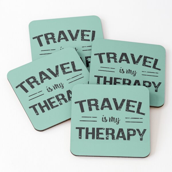 Item preview, Travel Is My Therapy, Funny Design For Travel Lover designed and sold by LOGPRO.