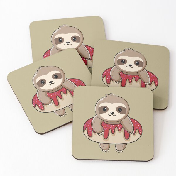 Item preview, Cute sloth inside a donut designed and sold by Donutlovers.