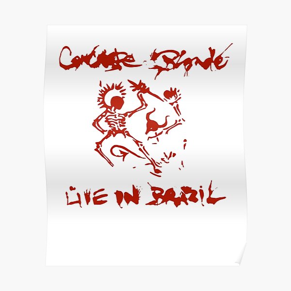 "Concrete Blonde Live In Brazil Album Cover" Poster for Sale by
