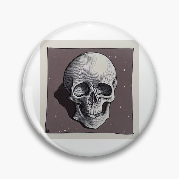 Item preview, "Shimerike" Skull designed and sold by HofmannsStamps.