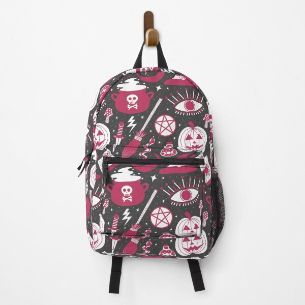 Item preview, Monochromatic Pink Basic Witch on Gray designed and sold by draftsxdoodles.