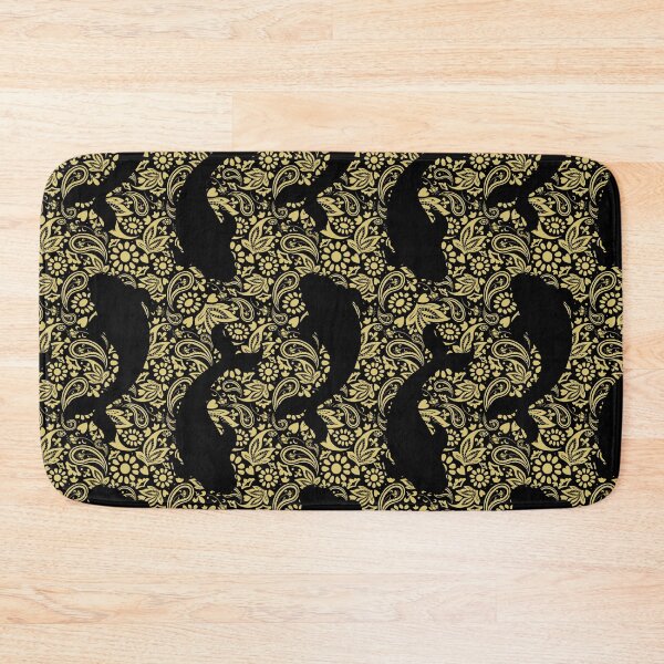 Item preview, Black Decorative Koi Art designed and sold by CreativeBridge.