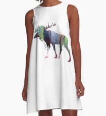Moose A-Line Dress