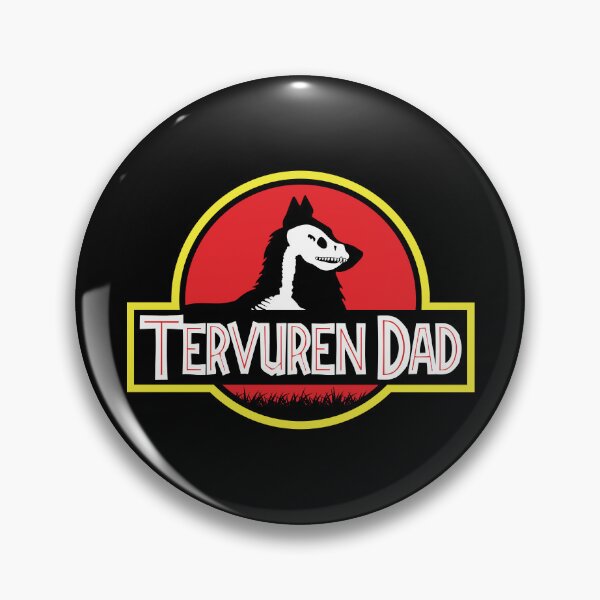 Item preview, (For Dark Background) Jurassic Belgian Tervuren Dad designed and sold by More Cute Dogs.