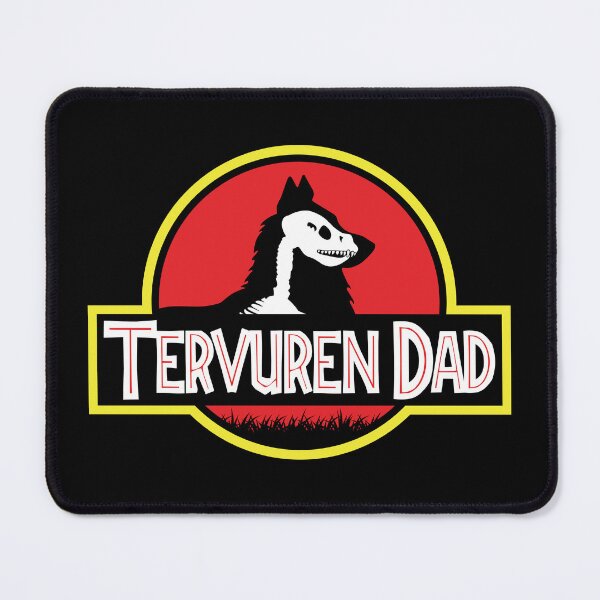 Item preview, (For Dark Background) Jurassic Belgian Tervuren Dad designed and sold by More Cute Dogs.