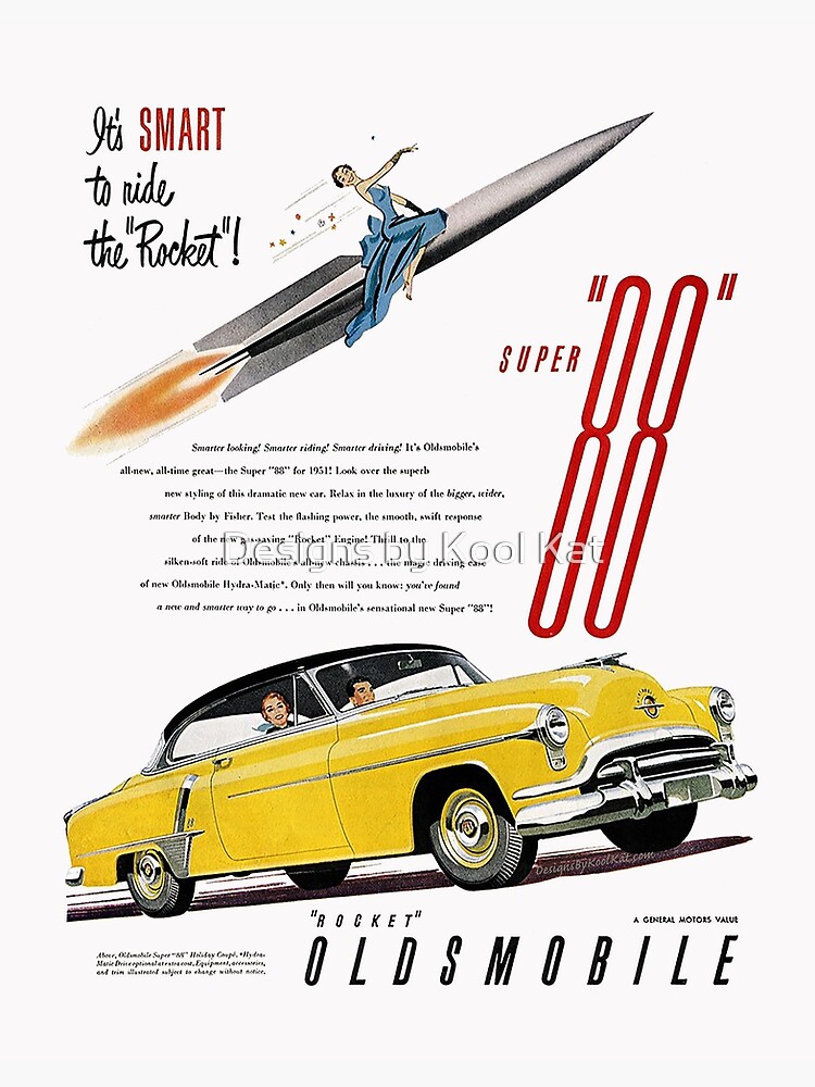 1951 Oldsmobile Super 88 Vintage Advertisement