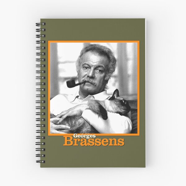 Item preview, I Made Myself Very Small Georges Brassens And His Cat Berghain designed and sold by SharonWeb.