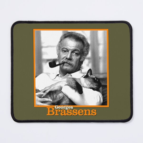 Item preview, I Made Myself Very Small Georges Brassens And His Cat Berghain designed and sold by SharonWeb.