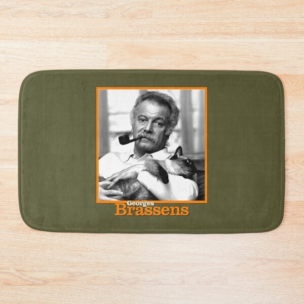 Item preview, I Made Myself Very Small Georges Brassens And His Cat Berghain designed and sold by SharonWeb.