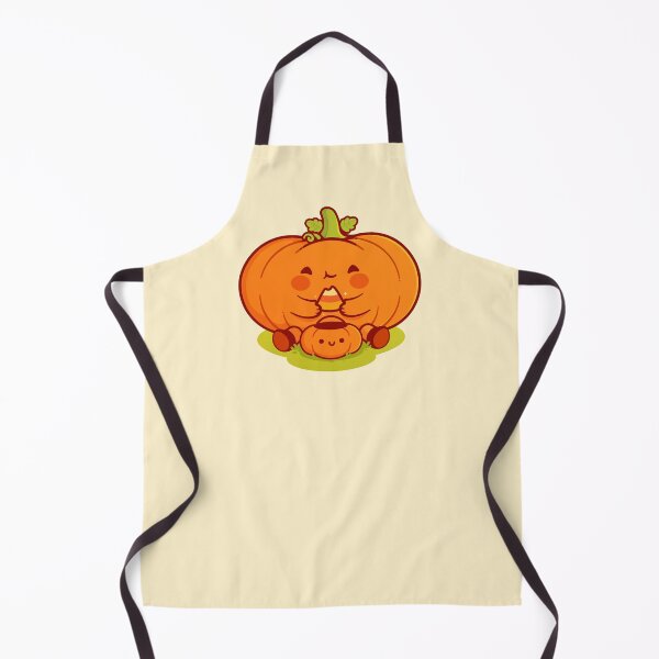 Item preview, Kawaii Pumpkin Eating Candy Corn from a Halloween Bucket designed and sold by May's Studio.