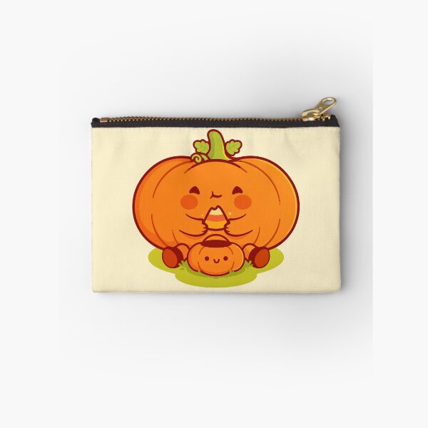 Item preview, Kawaii Pumpkin Eating Candy Corn from a Halloween Bucket designed and sold by May's Studio.
