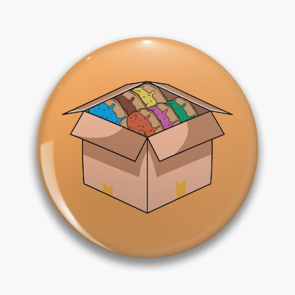 Item preview, Colorful donut six pack box designed and sold by Donutlovers.
