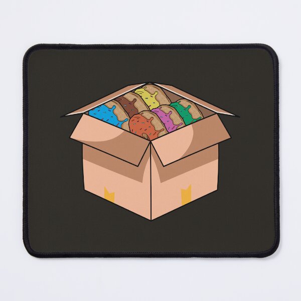 Item preview, Colorful donut six pack box designed and sold by Donutlovers.
