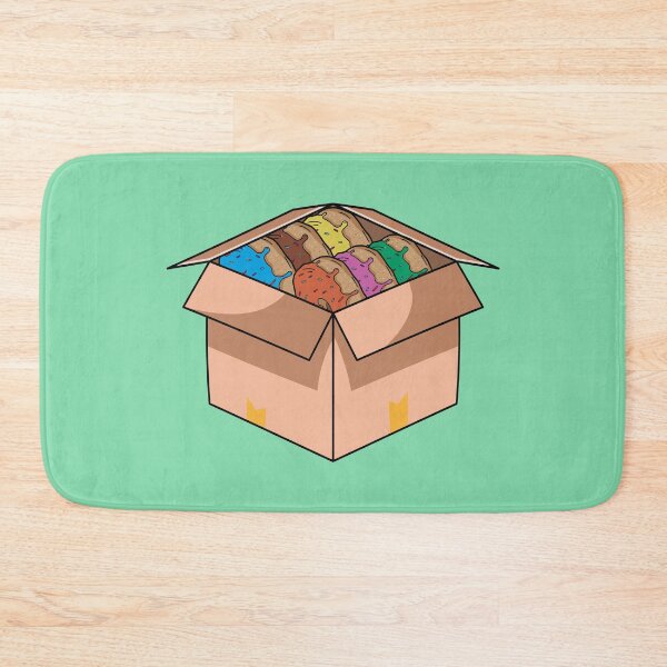 Item preview, Colorful donut six pack box designed and sold by Donutlovers.