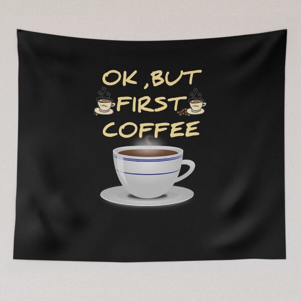 Item preview, Okay ,But First Coffee  : ok but first coffee: funny coffee cap ,coffee lover , designed and sold by Itaxi.