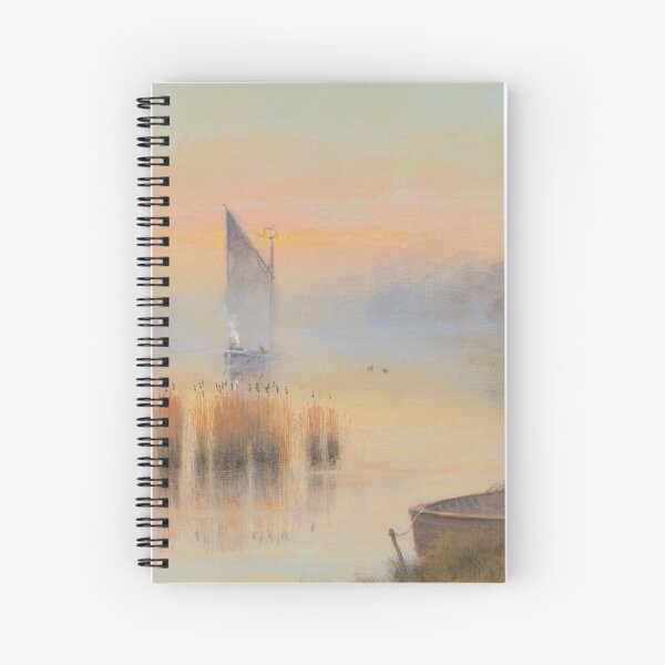 Early Morning on the River Bure at Horning Spiral Notebook