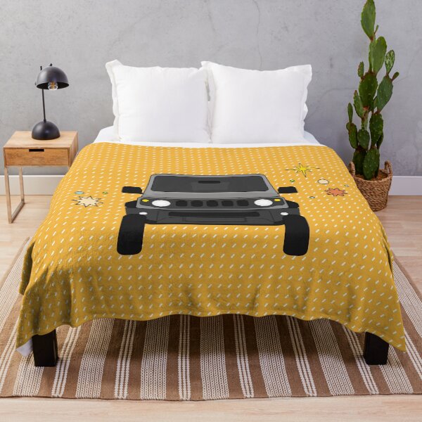 Item preview, Medium Grey Suzuki Jimny - Yellow Dotted Pattern designed and sold by stoicjimny.