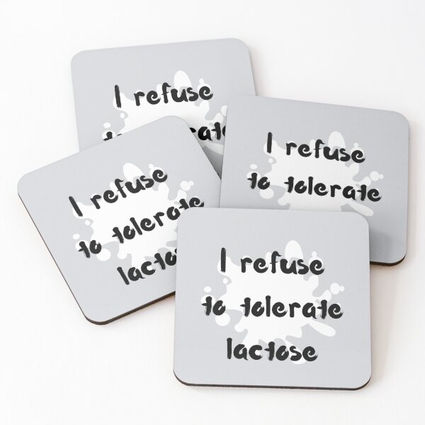 Item preview, I Refuse To Tolerate Lactose. Funny Lactose Intolerant designed and sold by Rebel-Design.