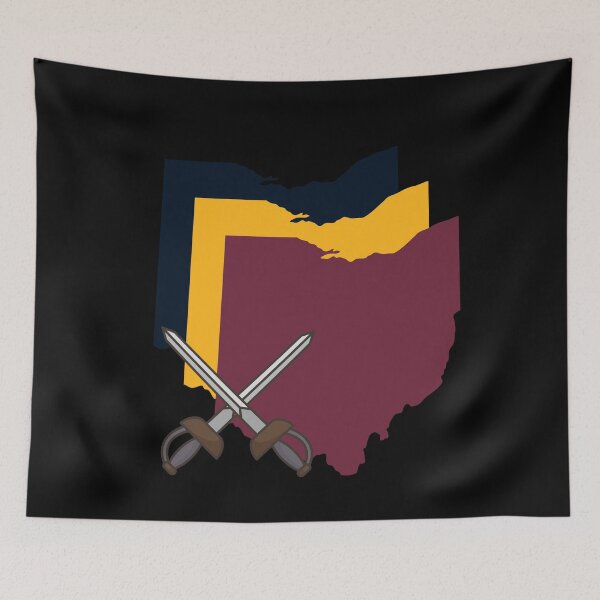 Aperçu de l'œuvre Frontière de l'Ohio, Cavaliers créée et vendue par LatterDaze.