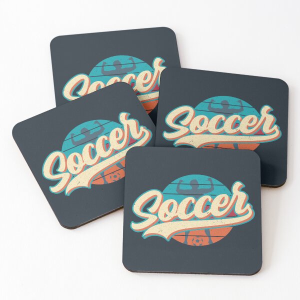 Item preview, Soccer Retro Vintage Sunset (male soccer player silhouette) designed and sold by Numero14.