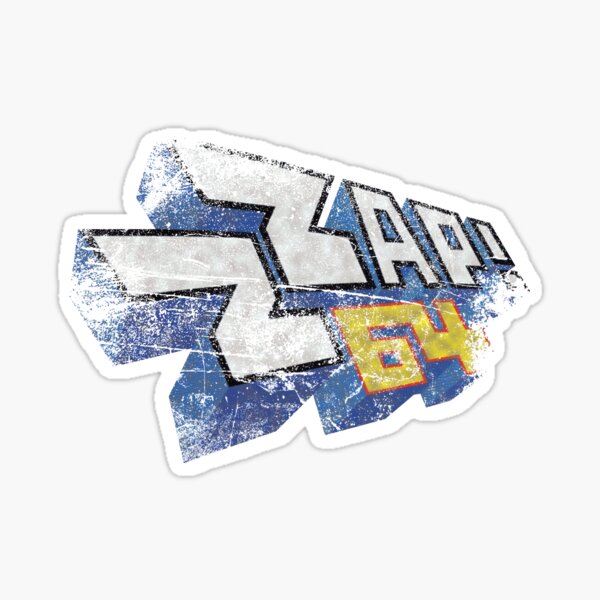 ZZAP!64 - Distressed Logo Sticker