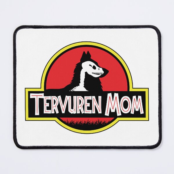 Item preview, (For Bright Background) Jurassic Belgian Tervuren Mom designed and sold by More Cute Dogs.