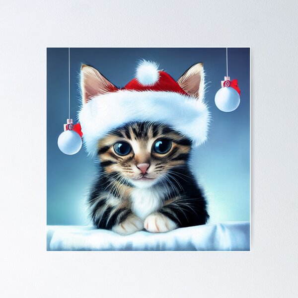 Item preview, Christmas Kitten - Perfect For Animal Lovers designed and sold by ChristmaSpecial.