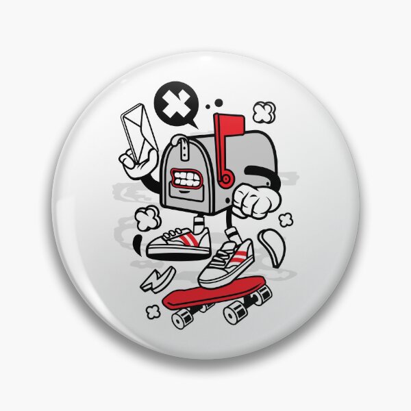 Item preview, Cute Mailbox On A Skateboard  designed and sold by Artistic Prints.